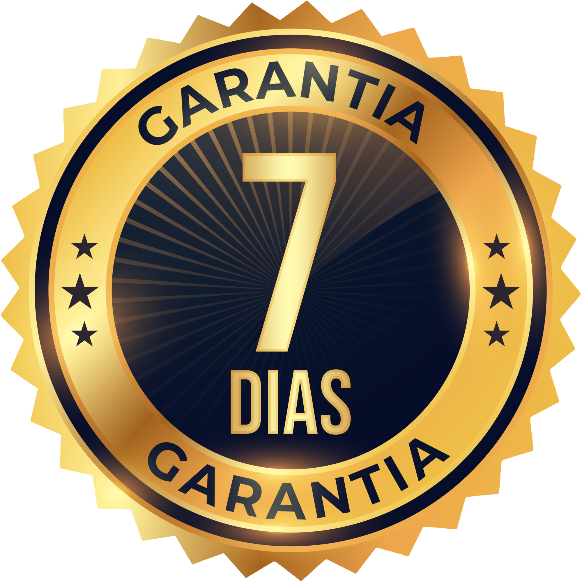 Selo de garantia de 7 dias